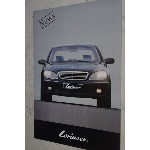 Mercedes Klasse S Lorinser - Dépliant Pub Auto