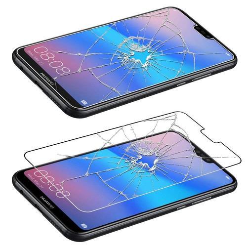 Verre Trempé Huawei Y6 2018 [Dimensions Precises De Votre Appareil : 148.6 X 71.2 X 7.4 Mm, Écran 5.84''] - Film Protection Écran En Verre Trempé - Vitre Protecteur Anti Casse, Anti-Rayure