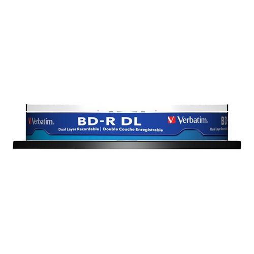 Verbatim - 10 x BD-R DL - 50 Go 6x - spindle