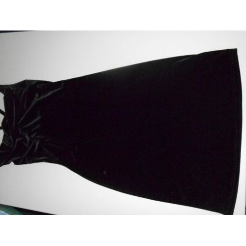 Robe De Soirée Bleu Sud Polyester 38 Noir