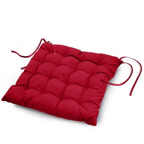 Galette De Chaise Matelassée "Essentiel" 40x40cm Rouge