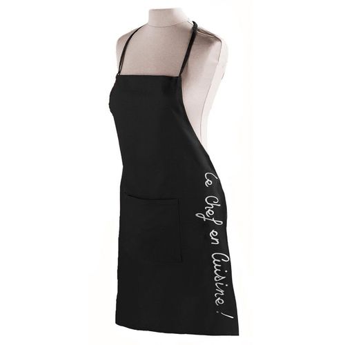 Tablier De Cuisine "Cuistot" 84cm Noir