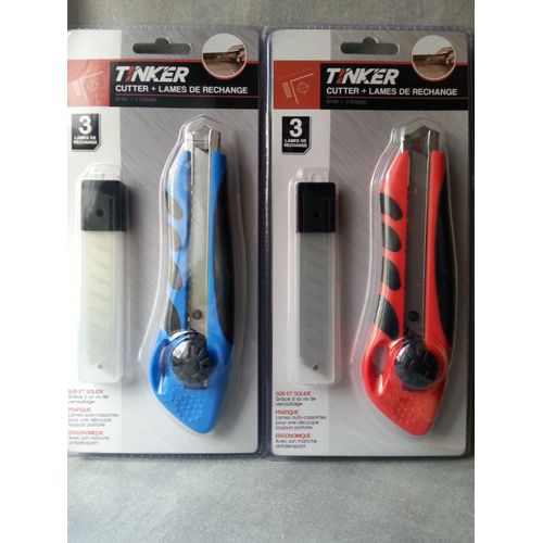CUTTER + LAMES DE RECHANGE BRICOLAGE