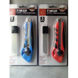 CUTTER + LAMES DE RECHANGE BRICOLAGE