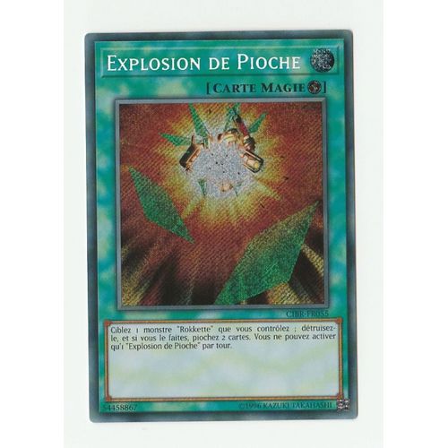 Yu Gi Oh Carte Pour Piocher Yu-Gi-Oh! - CIBR-FR055 - Explosion de Pioche - Secret Rare | Rakuten