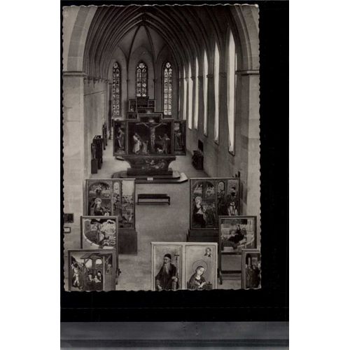 Carte Postale Religion Colmar Musee D'unterlinden La Chapelle Et Le Retable D'issenheim En L'état Sur Les Photos