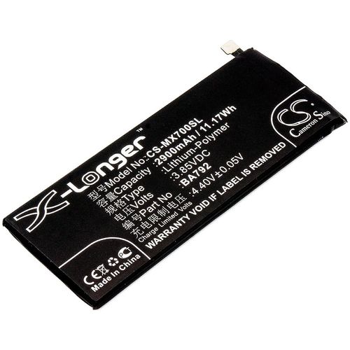 Batterie Li-Polymer 3,85v 2900mah / 11.17wh Type Ba791, Ba792 Pour Meizu M792c, M792q, Pro 7
