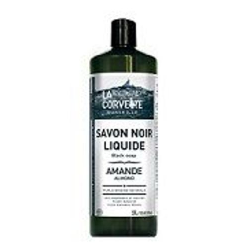 Savon noir liquide amande 1l