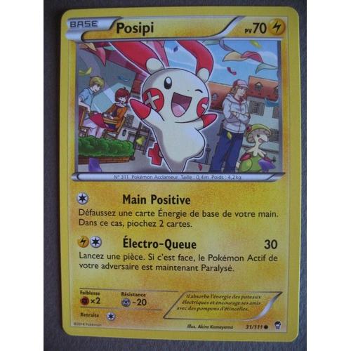 Carte Pokemon - Posipi - 31/111 - Poings Furieux - 2014 - Sco