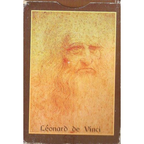 Jeu De 54 Cartes Léonard De Vinci Et L'homme De Vitruve Au Verso