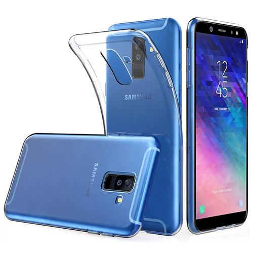 Coque Silicone Pour Samsung Galaxy A6 (2018) 5.6" Gel Ultraslim Et Ajustement Parfait - Transparent