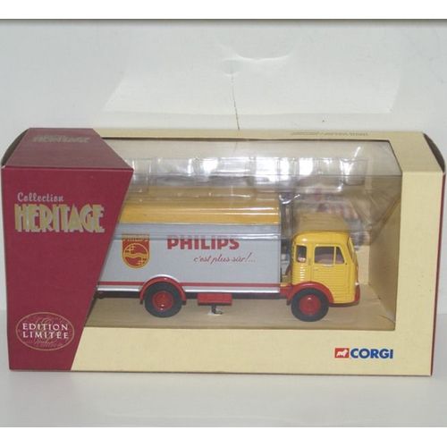 Corgi 1/50 Heritage Simca Unic Saverne Philips Ref 72803-Corgi