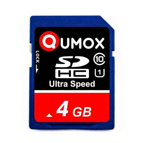 QUMOX 4Go carte mémoire SD classe 10