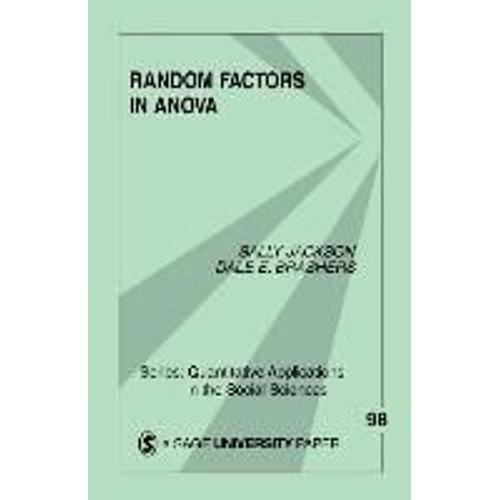 Random Factors In Anova