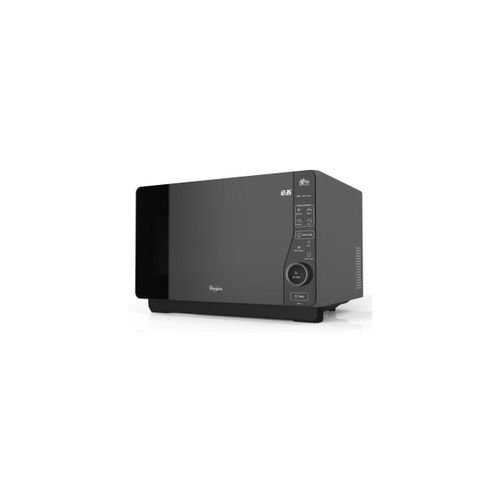 WHIRLPOOL Micro-Ondes posable 800w, Noir, 25 L, Cavité Peinte, Technologie Extra Space, Jet Start, Auto-Defrost