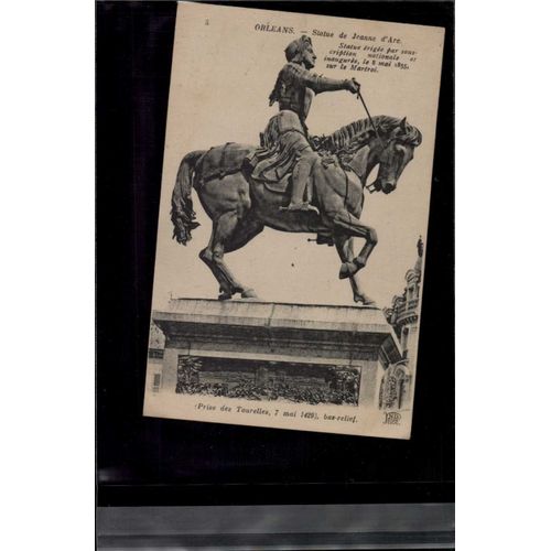 Carte Postale Orleans Statue Jeanne D Arc En L'état Sur Les Photos