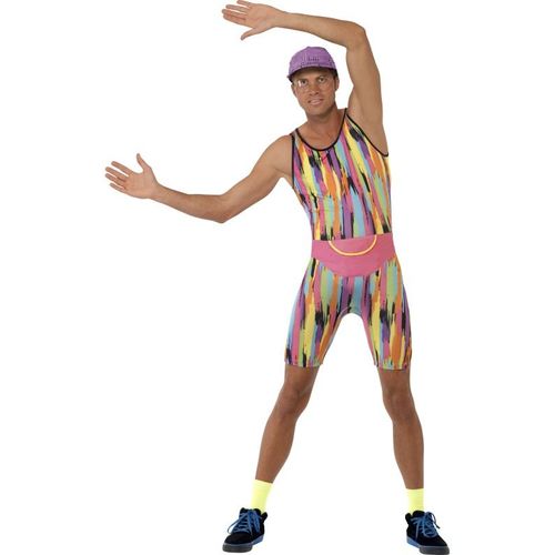 Déguisement Professeur Fitness Mr. Energizer Homme Plusieurs Tailles (Taille M)