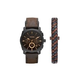 Fossil Montre Marron Chronographe Hommes Machine Fs5251set