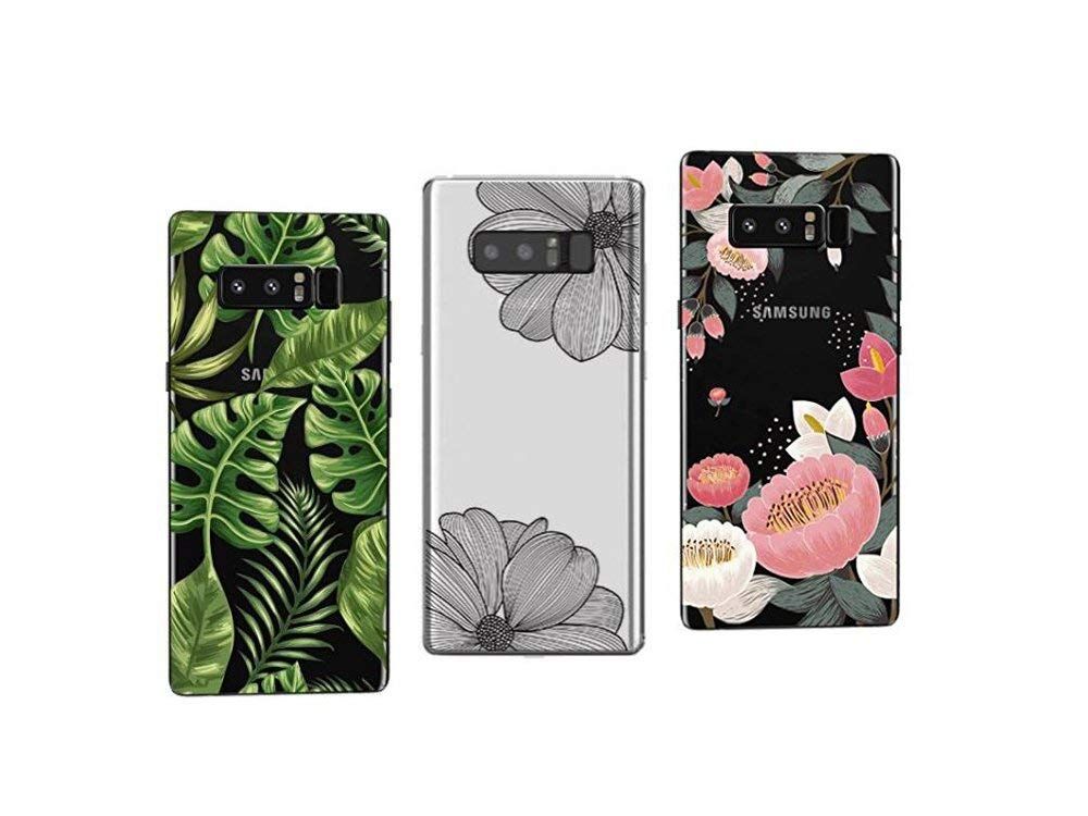 Samsung Galaxy Note 8 Pack De 3 Coques Souples Et Résistantes Anti Choc Avec Impression Gravée