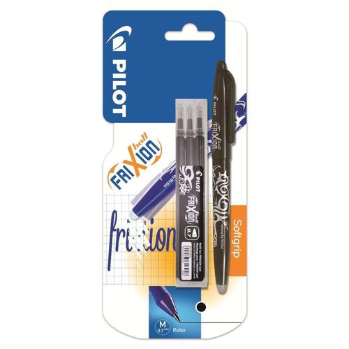 Frixion Ball - Roller Encre Gel + 3 Recharges