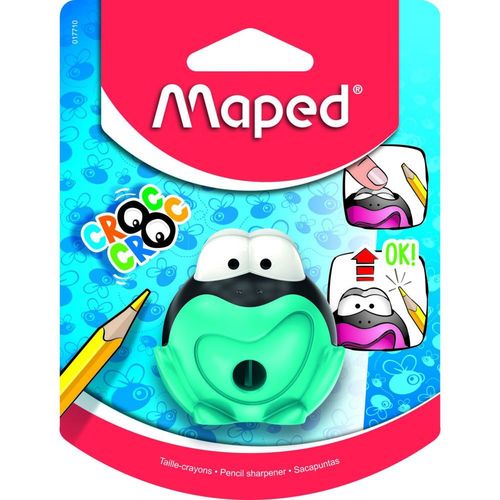 Taille-Crayons Croccroc Grenouille - 1 Trou - Coloris Assortis