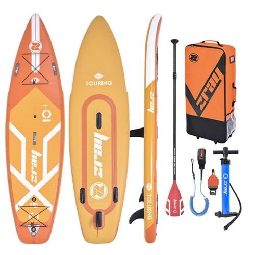 Sup Paddle Gonflable Touring Fury 10'4 Zray - 315x84x15cm - Ds Double Couche Fusion + Double Chambre + Option Windsup - Pack Com