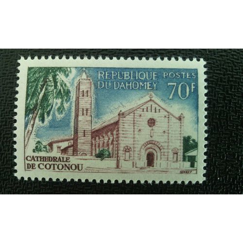 Timbre Dahomey Yt 234 Cathédrale De Cotonou 1966