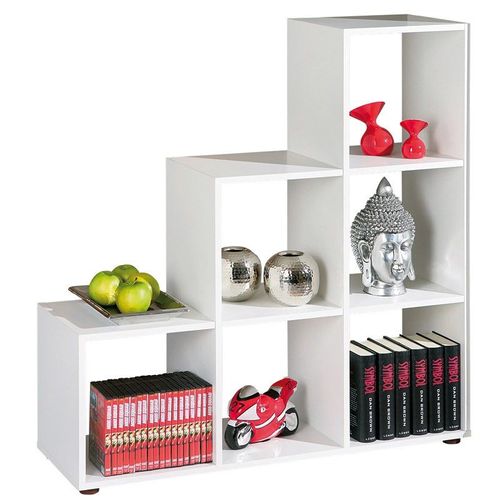 Étagère 6 Compartiments "Kase" 109cm Blanc