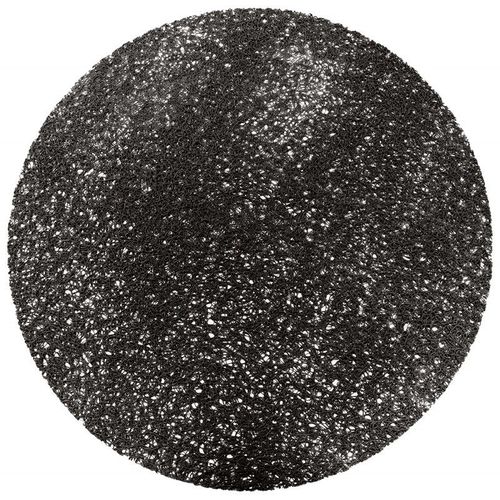 Set De Table Rond "Tortilla" 38cm Noir