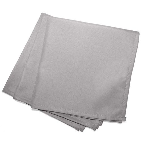 Lot De 3 Serviettes De Table "Essentiel" 40x40cm Gris