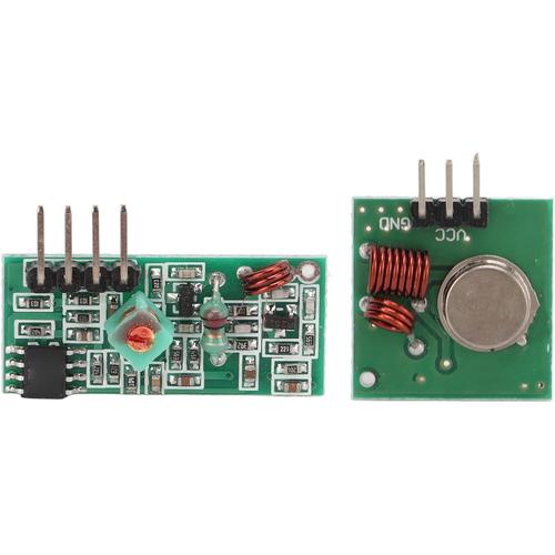 Kit émetteur-récepteur 433 MHz, Module RF Haute Fréquence PCB DC5V pour Commutateur de Télécommande de Produits Antivol, Kit D'antenne à Ressort