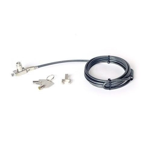 Noble TZ Wedge Low Profile - Kit de verrouillage pour notebook - argent - 1.8 m