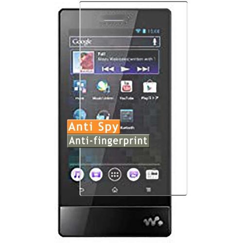 Protection d'écran de Confidentialité, compatible avec Sony Walkman NW-F806 / NW-F807 / NW-F805K / NW-F806K / NW-F805BT [pas en Verre Trempé] Neuf Screen Protector Guard Anti Espion