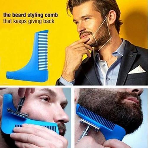 Gentleman Barbe Hair Cut Moulage Barbe Peigne Barbe Cheveux 