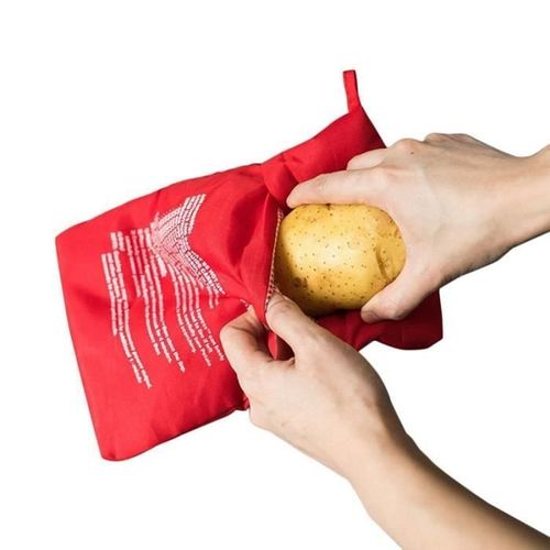 Papiers Et Feuilles De Cuisson,Sac De Pommes De Terre Réutilisable Pour Micro Ondes,Cuiseur De Cuisson,Four De Poche De Riz