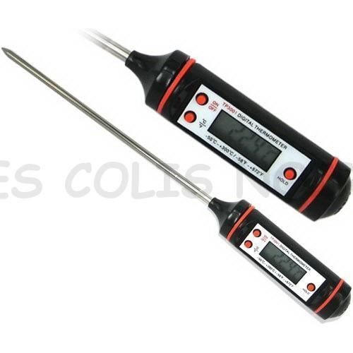 Thermometre Pro De Cuisson Sonde Electronique Ecran Lcd