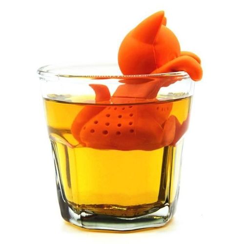 En Forme Blacktea Thé Infuser Passoire À Thé De Qualité Alimentaire Silicone Lâche