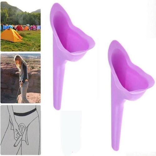 Qn 2 X Pisse Debout Urinoir Urinette Femme Pipi Feminin Silicone Souple Reutilisable @4 