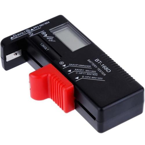 Anpro Testeur de Piles Universel Testeur AAA AA de Batterie Testeur de C D 1.5V 9V Piles Bouton Testeur Numérique de Batterie Pile