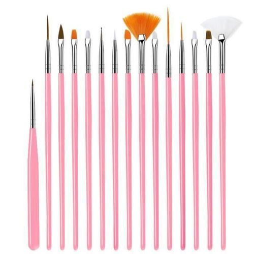 Pinceaux À Ongles Professionnel Dessin Stylo De Peinture Pinceau Manucure Nail Art Brosses Kit Multicolore