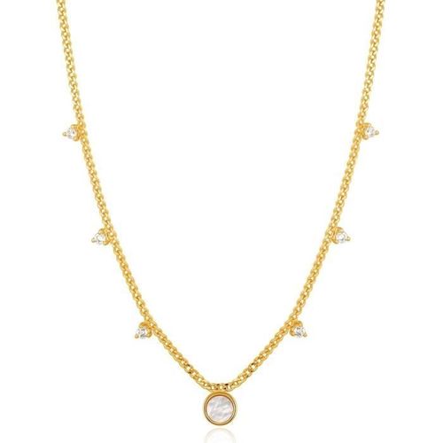 Foulard Ania Haie Silver Law 925m Plaqué Or 14k Collection 14k Circle Gem Circle Natar Zirconités