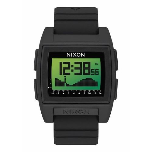 Montre Nixon Base Tide Pro - Black/Green Positive - Tu
