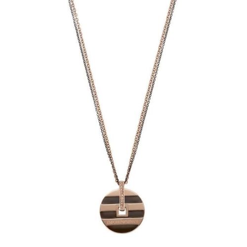 Collier Femme Eag Steel Donna Egs1587200. Marron.
