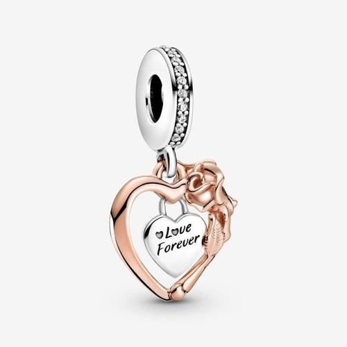 Charm Pendant C¿Ur & Rose