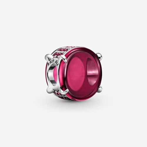 Pandora Charm Cabochon Ovale Rose Fuchsia 799309c01