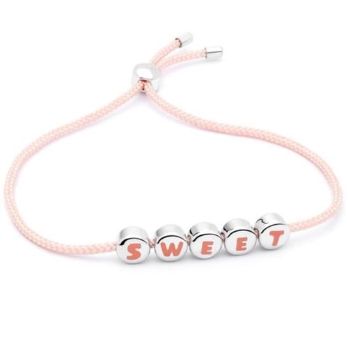 Bracelet Femme Mr Wonderful Joyas Wonderful Words Wj30005. Rose. Argent. Acier Inoxydable. Autre Fermoir.