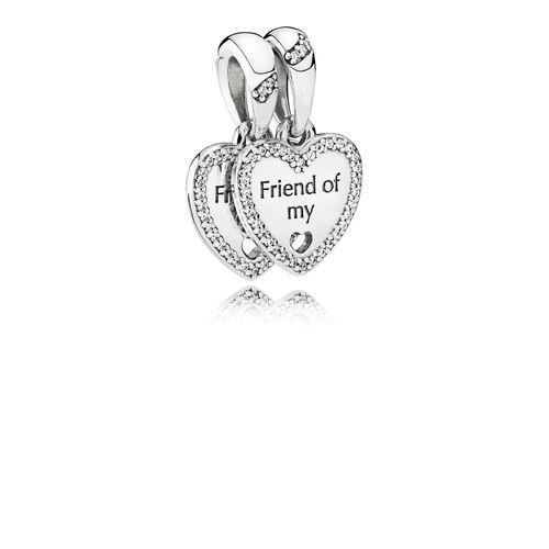 Charm Pendentif Coeurs De L'amitié