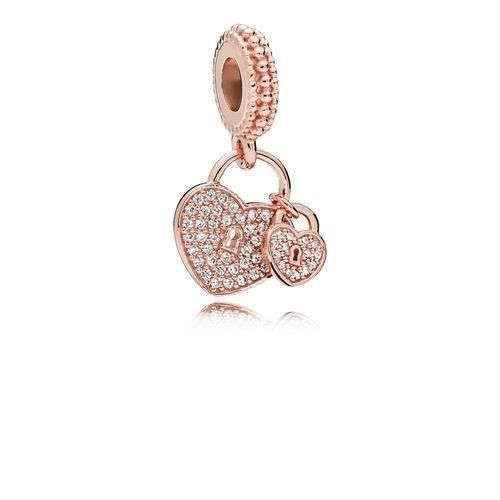 Charm Pendentif Cadenas De L'amour Pandora Rose