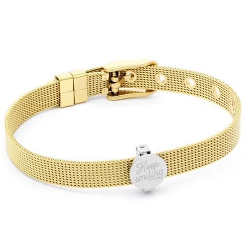 Bracelet Femme Mr Wonderful Joyas Sparkling Wj30102. Doré. Acier Inoxydable.