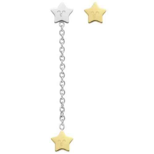 Boucle Doreilles Femme Mr Wonderful Joyas Sparkling Wj10301. Doré. Argent. Acier Inoxydable. Pression.